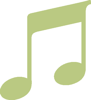 nota-musical-verdeaceituna icono nota musical color verde aceituna
